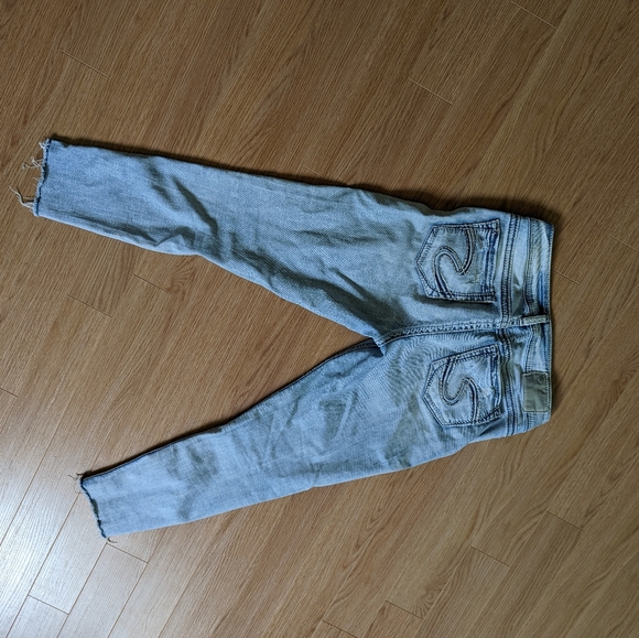 Super Stretch Silver Blue Jeans W28/L26 - Picture 7 of 8